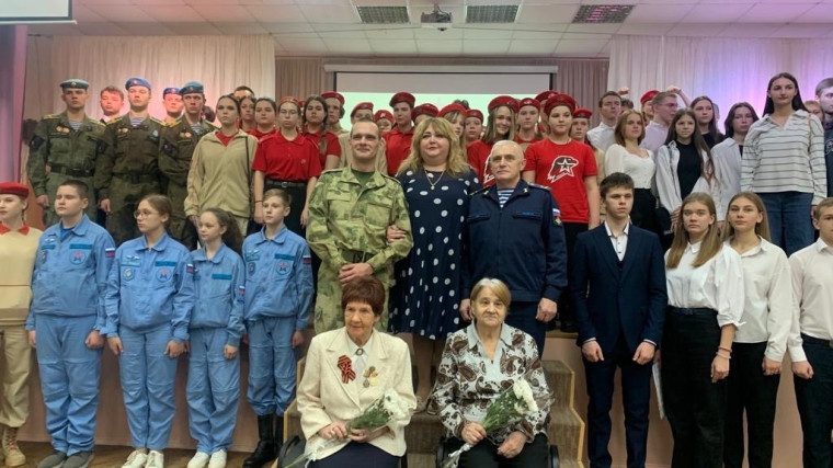 ЛИНЕЙКА, ПОСВЯЩЁННАЯ СТАРТУ ВАХТЫ ПАМЯТИ ШКОЛ МОСКОВСКОГО РАЙОНА Г. РЯЗАНИ.